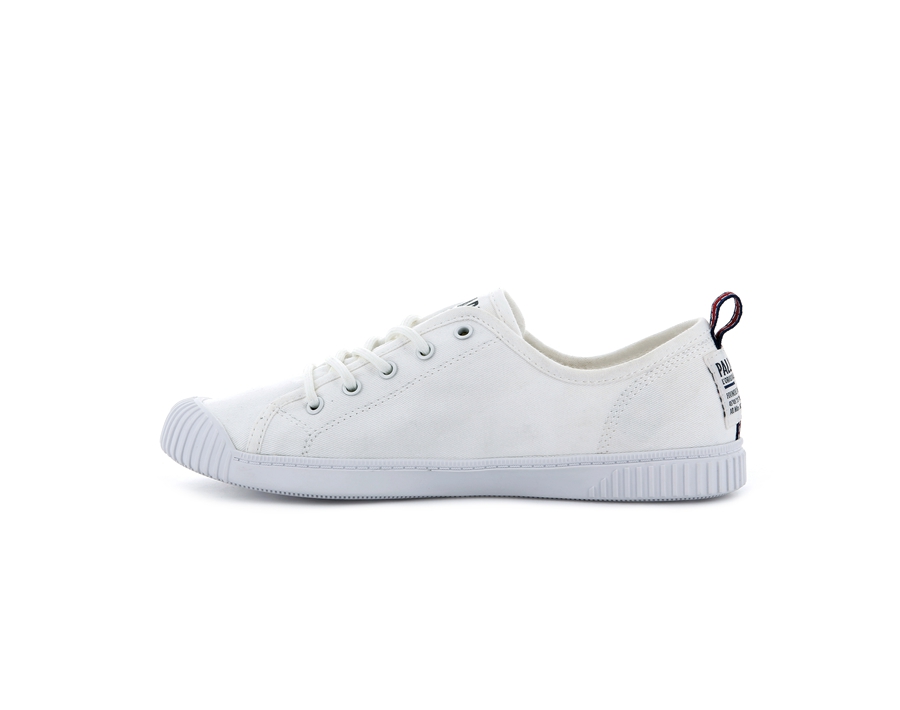 Palladium Easy Spitze Canvas Weiß | ALW138IK