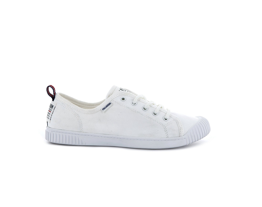 Palladium Easy Spitze Canvas Weiß | ALW138IK