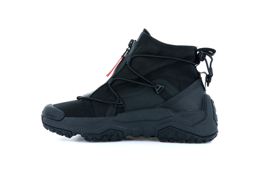 Palladium Off-grid Hi Zip Wasserdichte + Schwarz | KZO1463TP