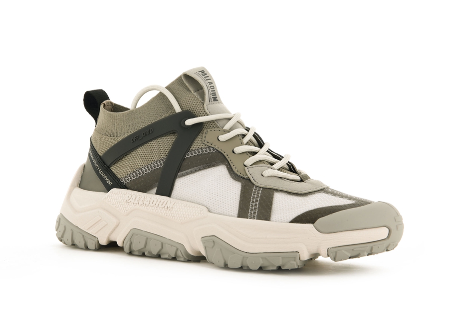 Palladium Off-grid Lo Adventure Weiß Grün | PER4019ZM