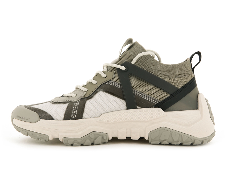 Palladium Off-grid Lo Adventure Weiß Grün | PER4019ZM