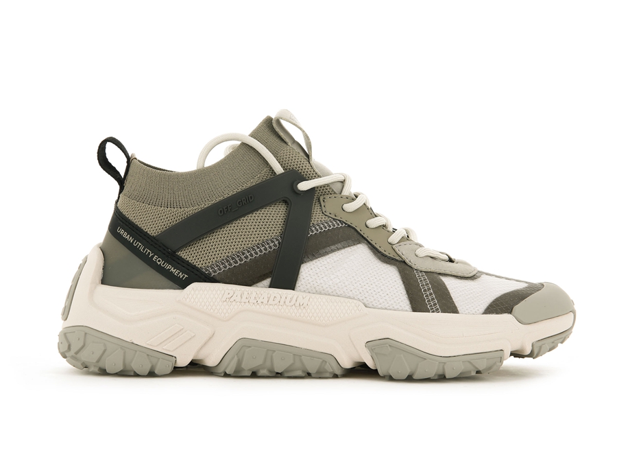 Palladium Off-grid Lo Adventure Weiß Grün | PER4019ZM