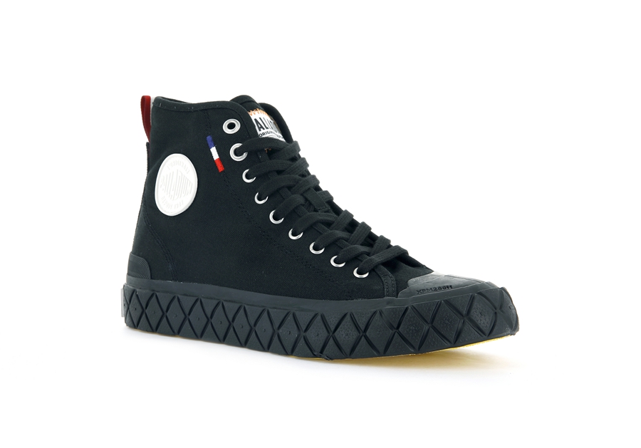 Palladium Palla Ace Canvas Mid Schwarz | BYT2474XM