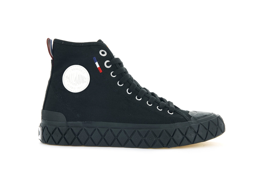 Palladium Palla Ace Canvas Mid Schwarz | BYT2474XM