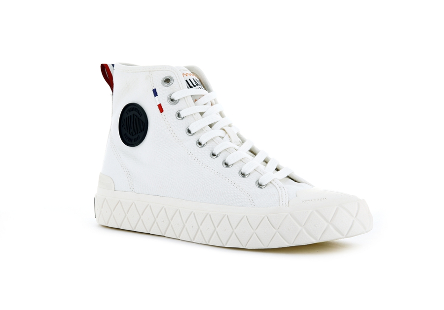 Palladium Palla Ace Canvas Mid Weiß | ACA366DF