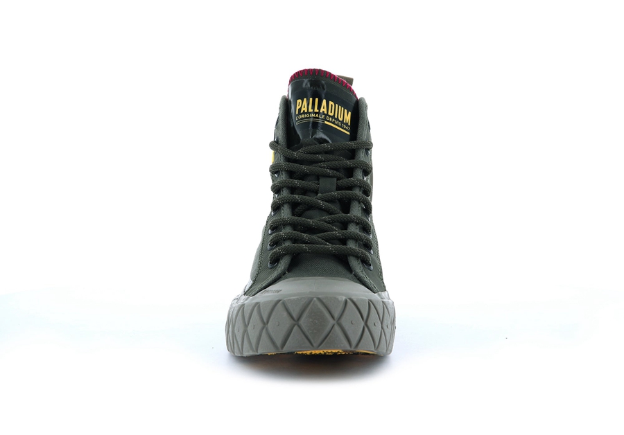 Palladium Palla Ace Supply Mid Olivgrün | YCU4242WT