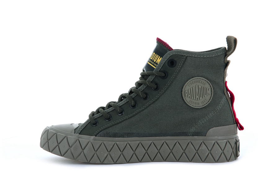 Palladium Palla Ace Supply Mid Olivgrün | YCU4242WT