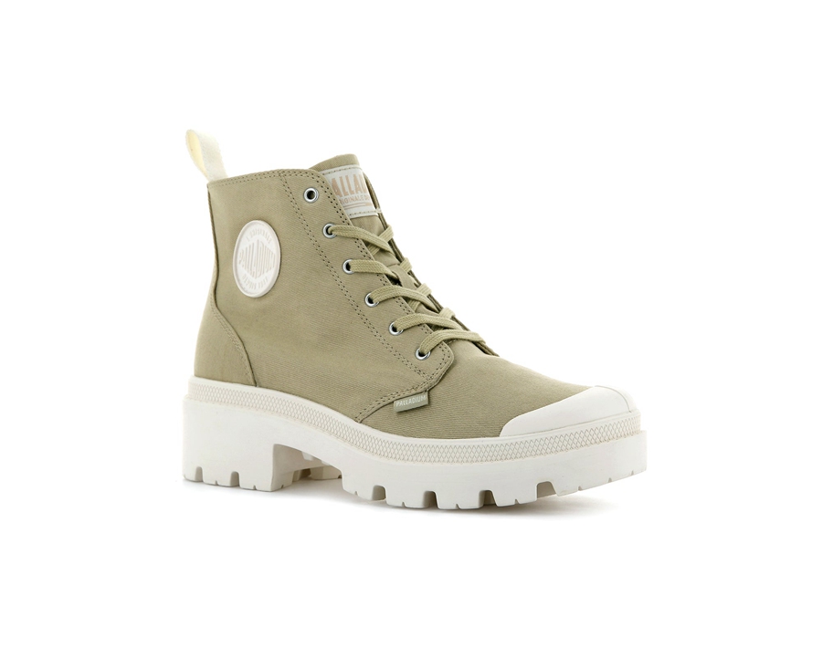 Palladium Pallabase Twill Grün | TSB8374OR