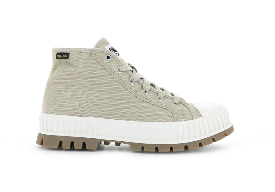 Palladium Pallashock Mid Og Hellgrün | JSD7375LT