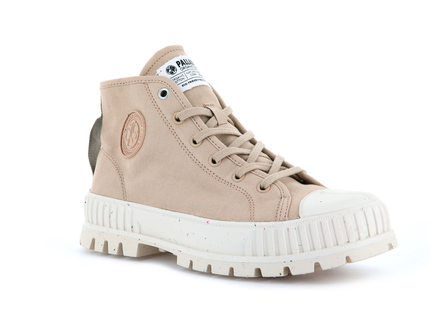 Palladium Pallashock Mid Organic Beige | EQP2192XS