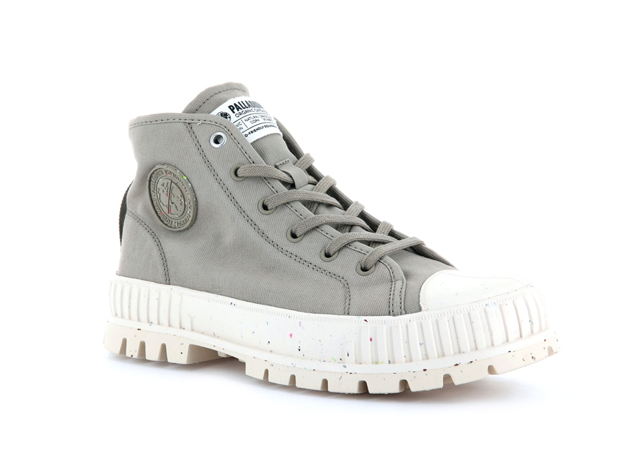 Palladium Pallashock Mid Organic Hellgrün | SVS8422PM