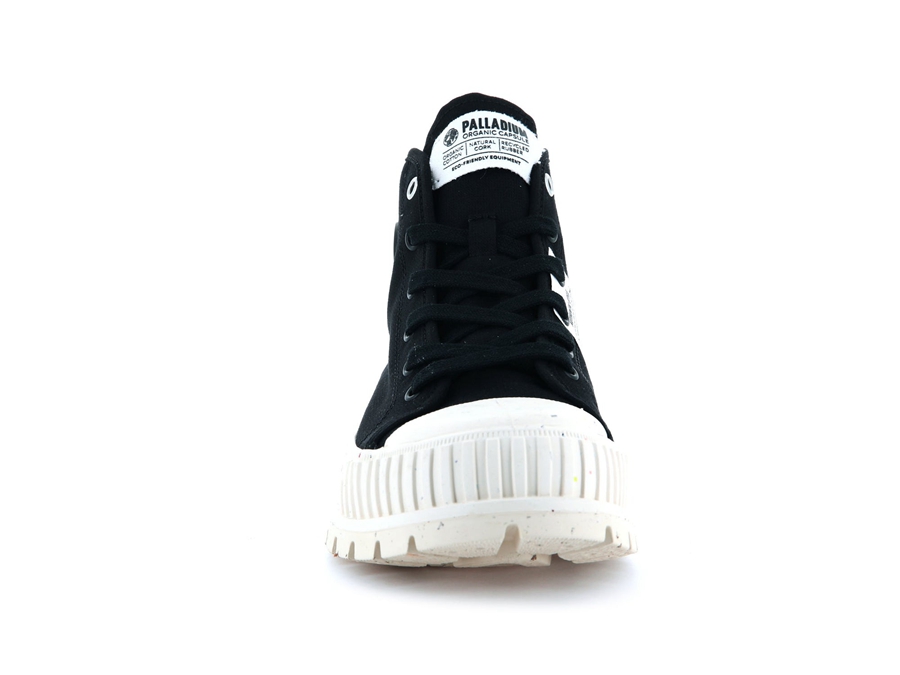 Palladium Pallashock Mid Organic Schwarz | NIX9596RO