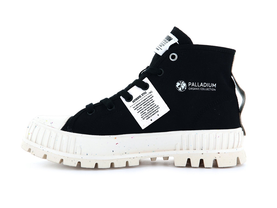Palladium Pallashock Mid Organic Schwarz | NIX9596RO
