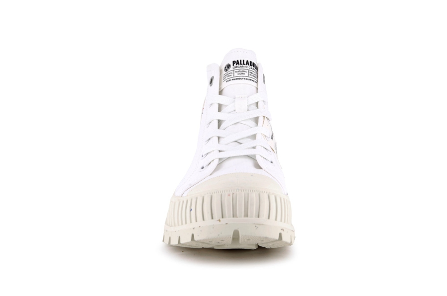 Palladium Pallashock Mid Organic Weiß | OFC1885VV