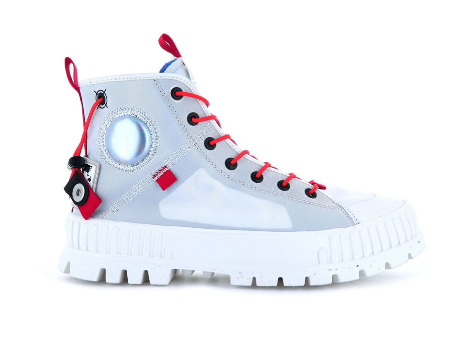 Palladium Pallashock Mid Ticket To Earth Weiß | GZJ8366RS