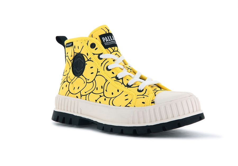Palladium Pallashock Smiley Ao Gelb | RVX10055AY