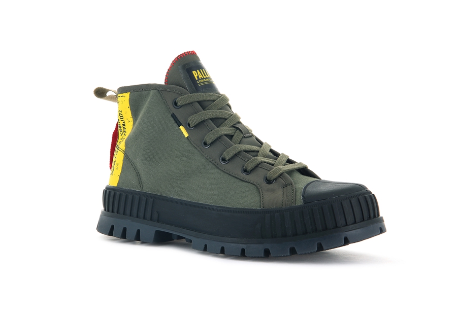 Palladium Pallashock Supply Hi Olivgrün | IIO2189HL