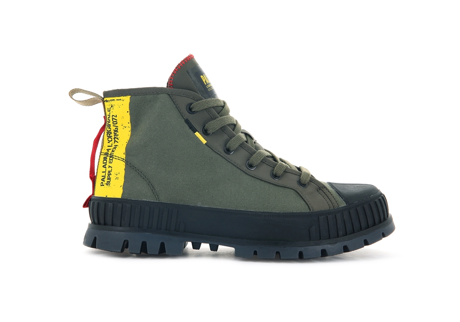 Palladium Pallashock Supply Hi Olivgrün | IIO2189HL