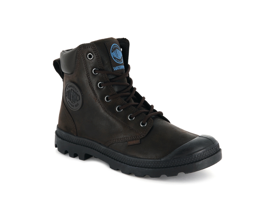 Palladium Pampa Cuff Wp Lux Schokolade | YQI1683RU