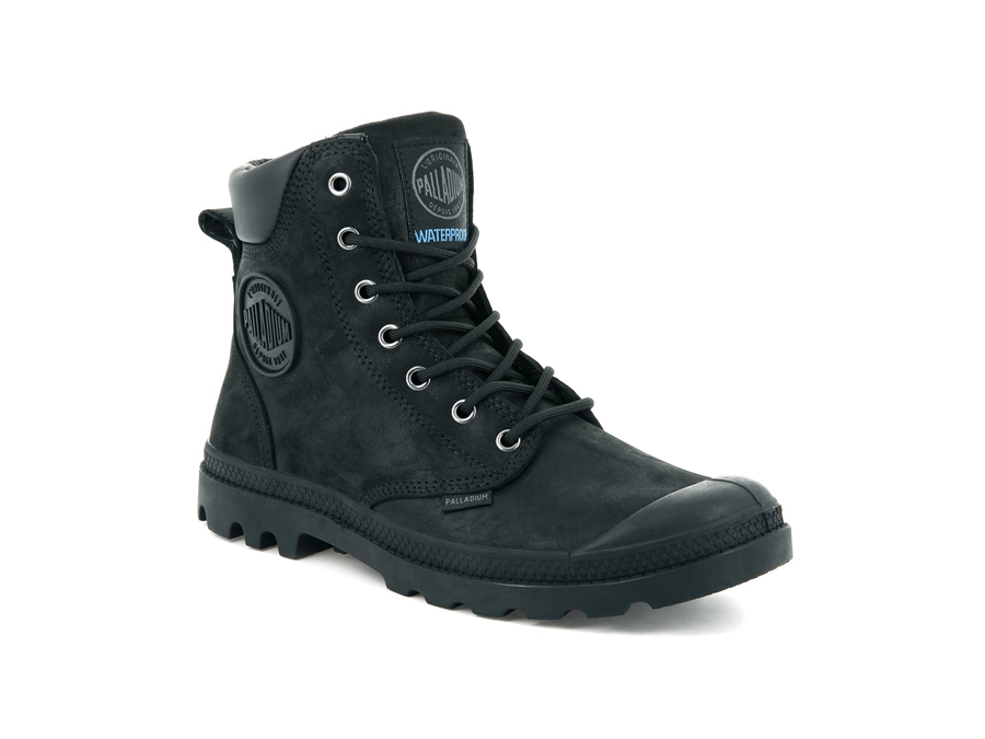 Palladium Pampa Cuff Wp Lux Schwarz | OTZ283NB