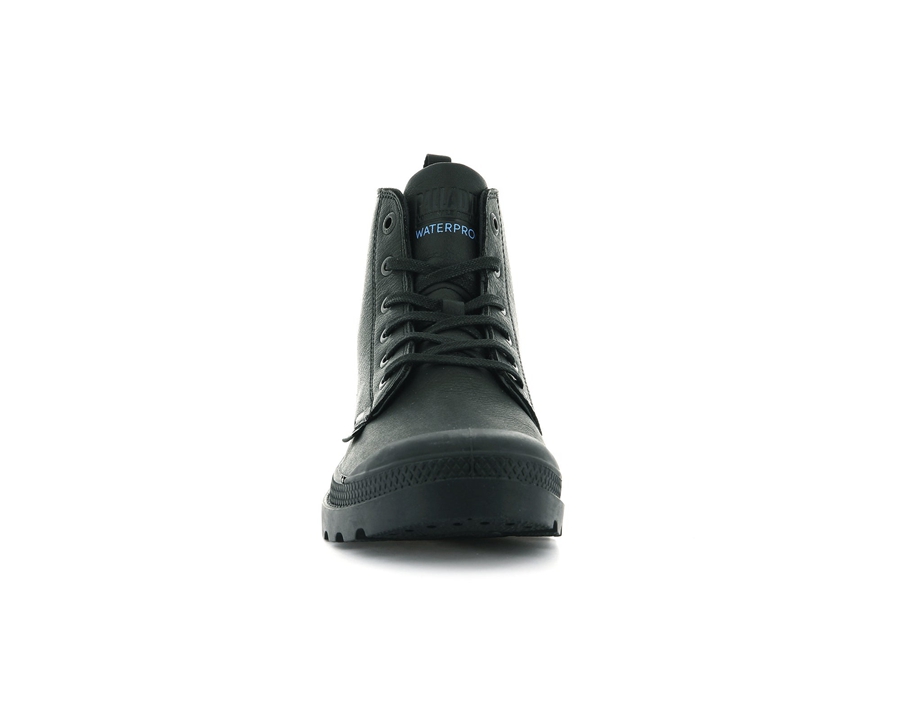 Palladium Pampa Hi Ess Leder Wp+ Schwarz | PXW1633AW
