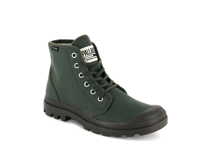 Palladium Pampa Hi Originale Olivgrün Schwarz | LVF3785GF