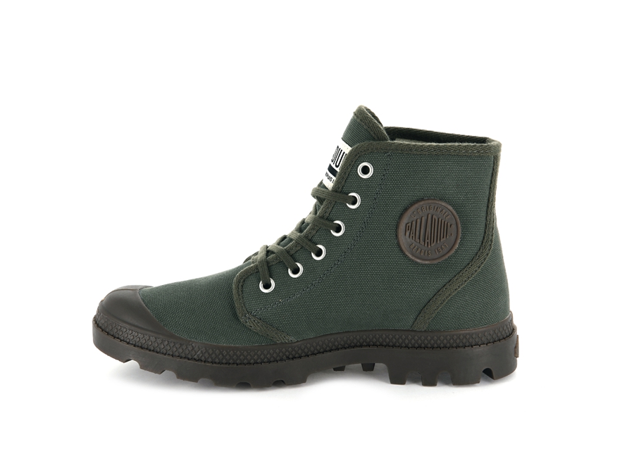 Palladium Pampa Hi Originale Olivgrün Schwarz | LVF3785GF