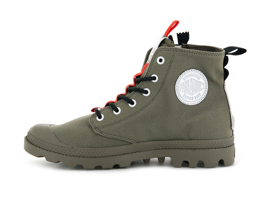 Palladium Pampa Hi Ticket To Earth Grün | IIF3290NA
