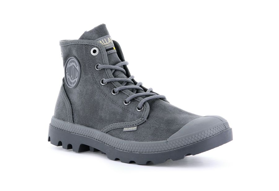 Palladium Pampa Hi Wax Grau | ZWN3729WP