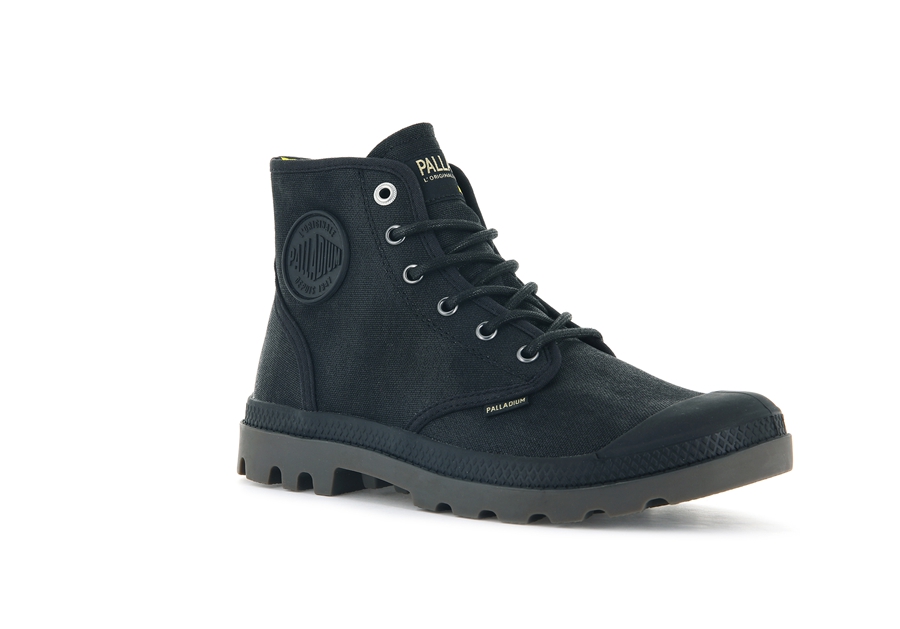 Palladium Pampa Hi Wax Schwarz | KVT2951QC