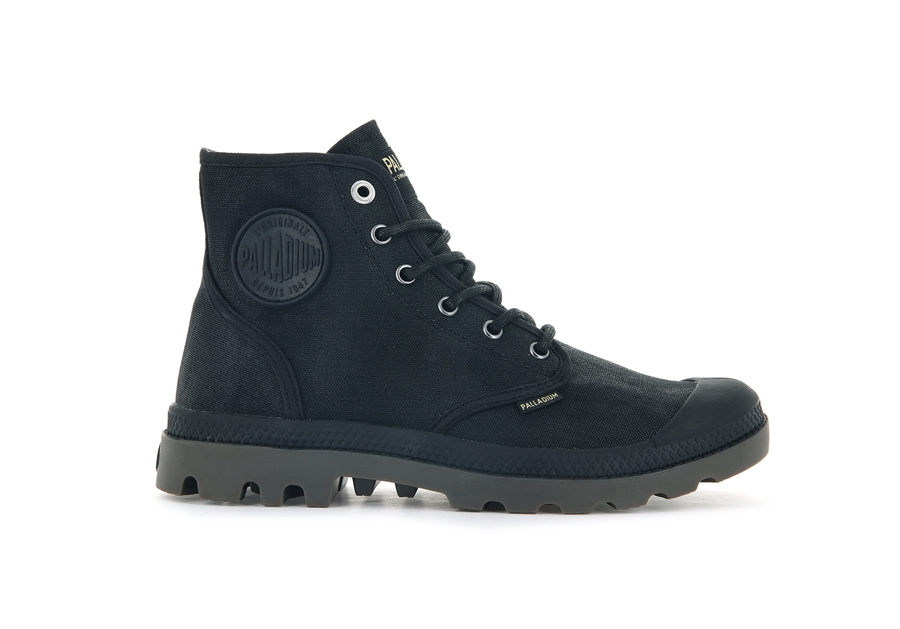 Palladium Pampa Hi Wax Schwarz | KVT2951QC