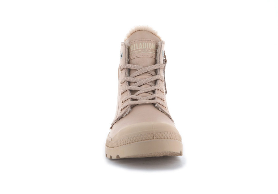 Palladium Pampa Hi Zip Leder S Rosa | FGG3019RF