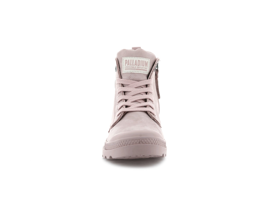 Palladium Pampa Hi Zip Nubuck Rosa | MUK4120FO