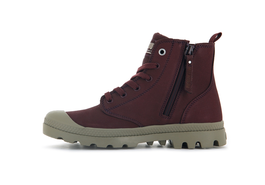 Palladium Pampa Hi Zip Sl Schokolade | IXP6153OJ
