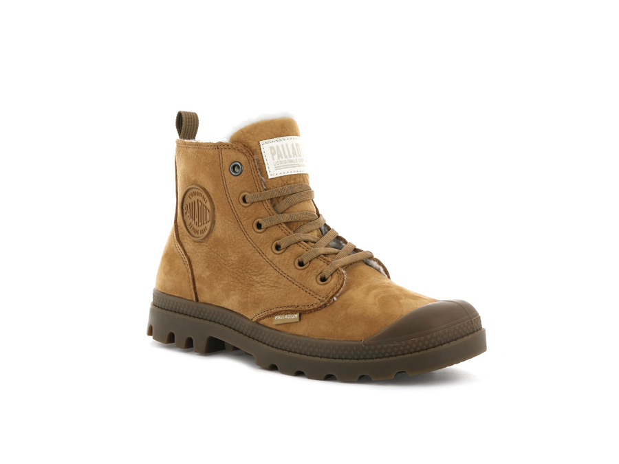 Palladium Pampa Hi Zip Wl Gold | ILC2550ZW