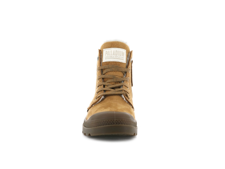 Palladium Pampa Hi Zip Wl Gold | ILC2550ZW