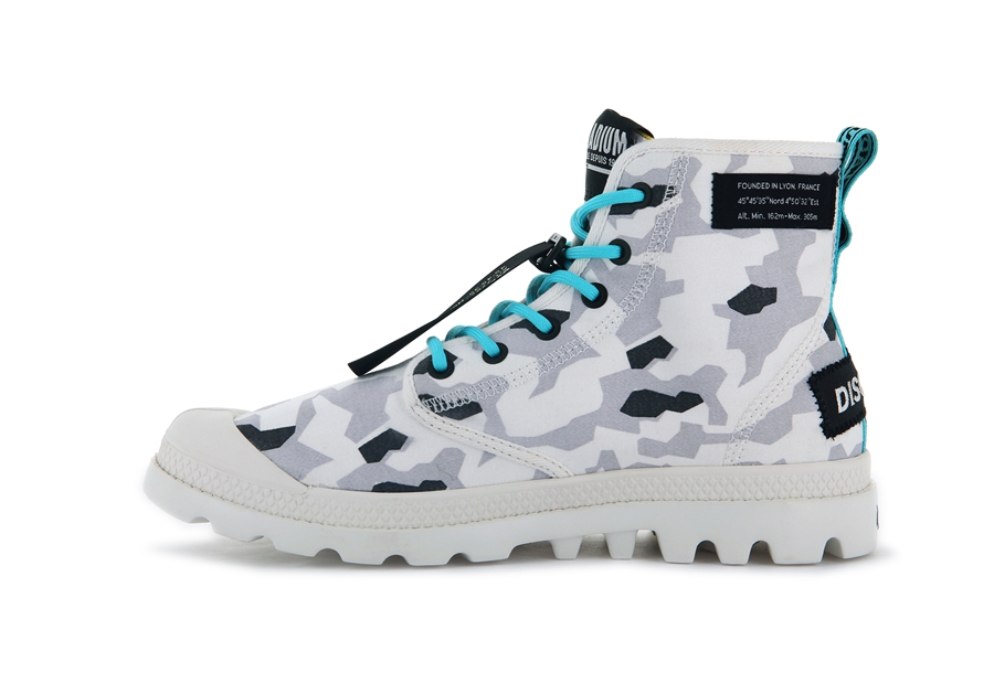 Palladium Pampa Lite Overlab Camo Grau Camouflage | HDI374CR