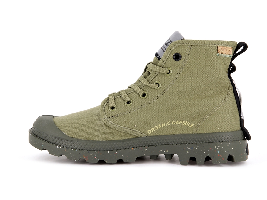 Palladium Pampa Organic Metro Grün | CHW3358DV