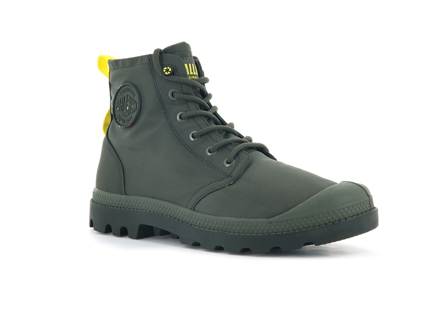 Palladium Pampa Recycle Wasserdichte+ 2 Olivgrün | CYM113SE