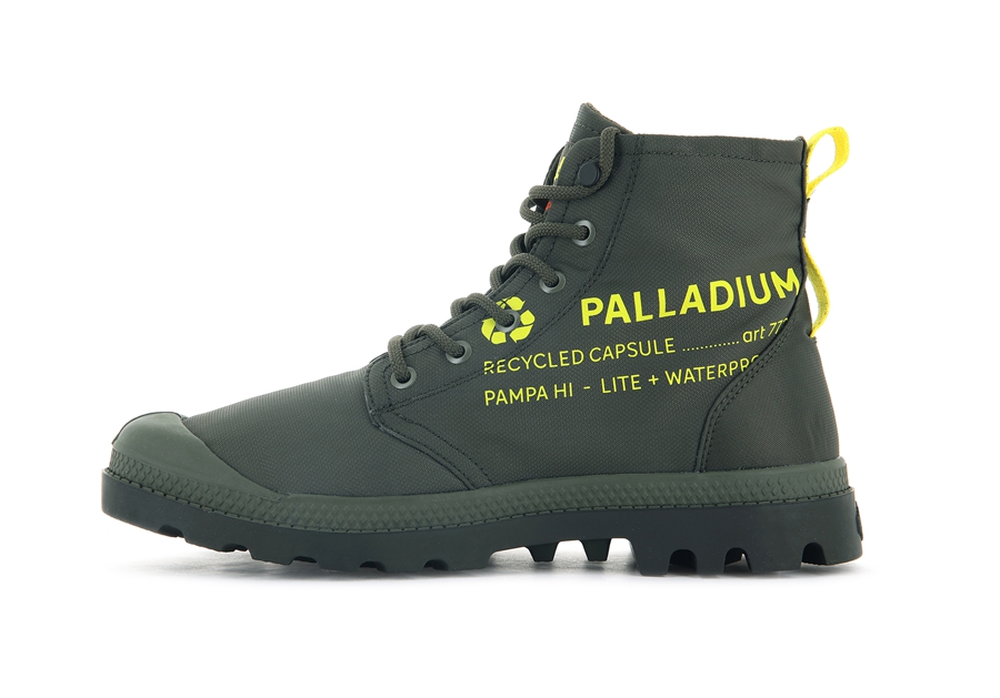Palladium Pampa Recycle Wasserdichte+ 2 Olivgrün | CYM113SE