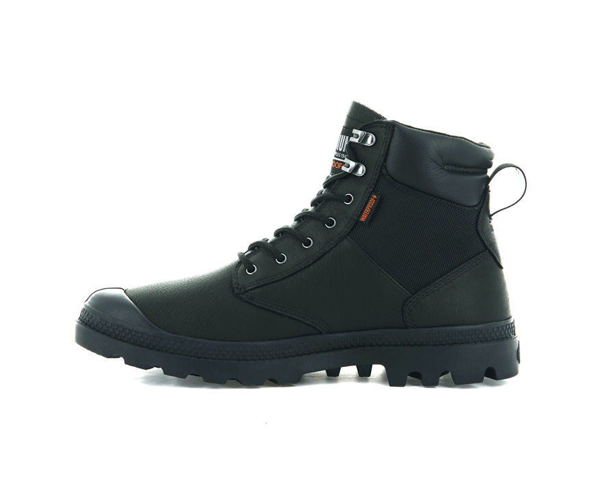 Palladium Pampa Shield Wp+ Lth Schwarz | YSJ8177TZ