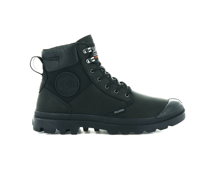 Palladium Pampa Shield Wp+ Lth Schwarz | YSJ8177TZ