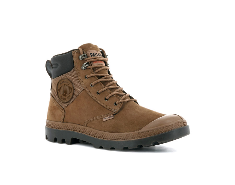 Palladium Pampa Shield Wp+ Lux Braun | LDZ8749QF