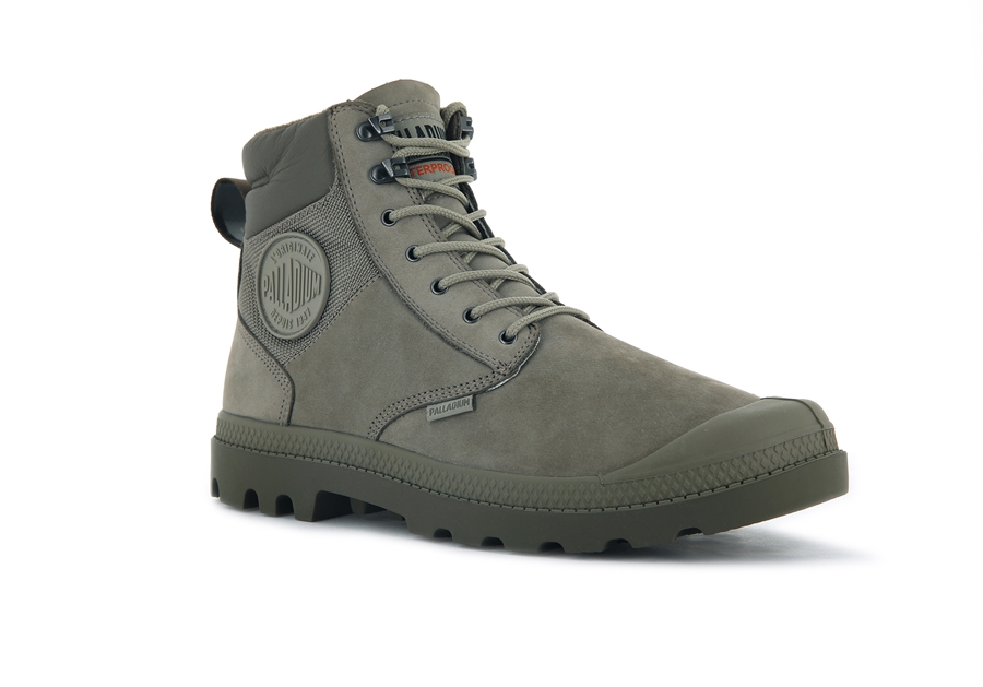 Palladium Pampa Shield Wp+ Lux Grün | XQG7581EO