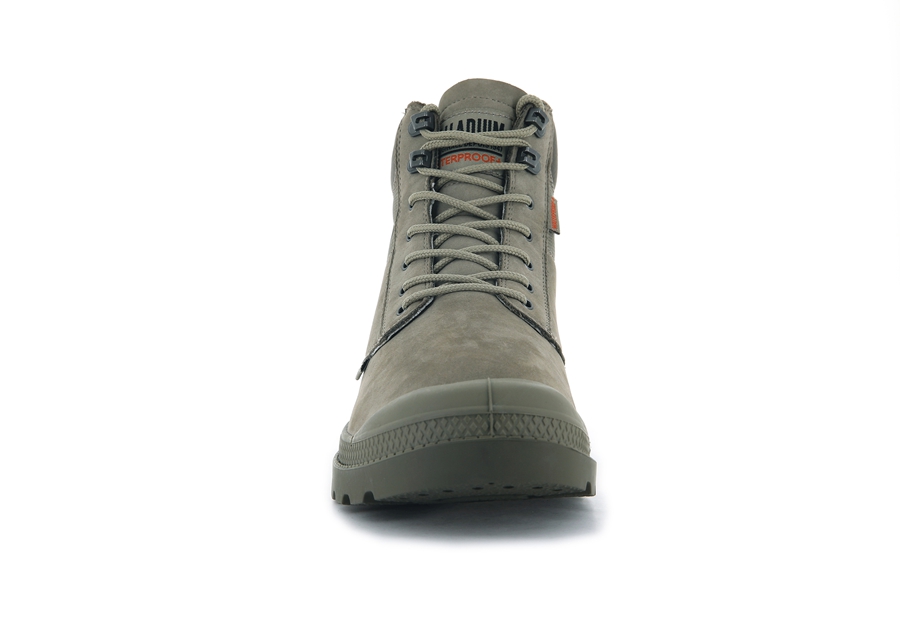 Palladium Pampa Shield Wp+ Lux Grün | XQG7581EO
