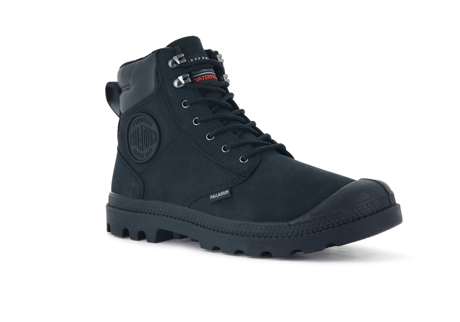 Palladium Pampa Shield Wp+ Lux Schwarz | ZYH798IT