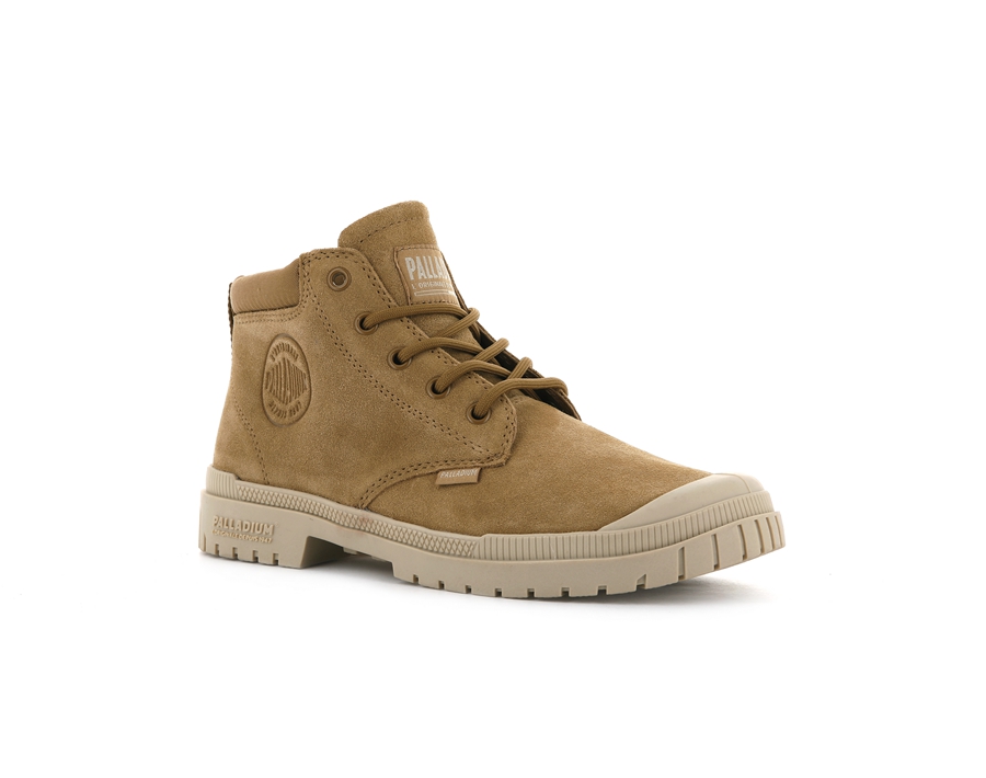 Palladium Pampa Sp20 Cuff Low Braun | TOX9060JE