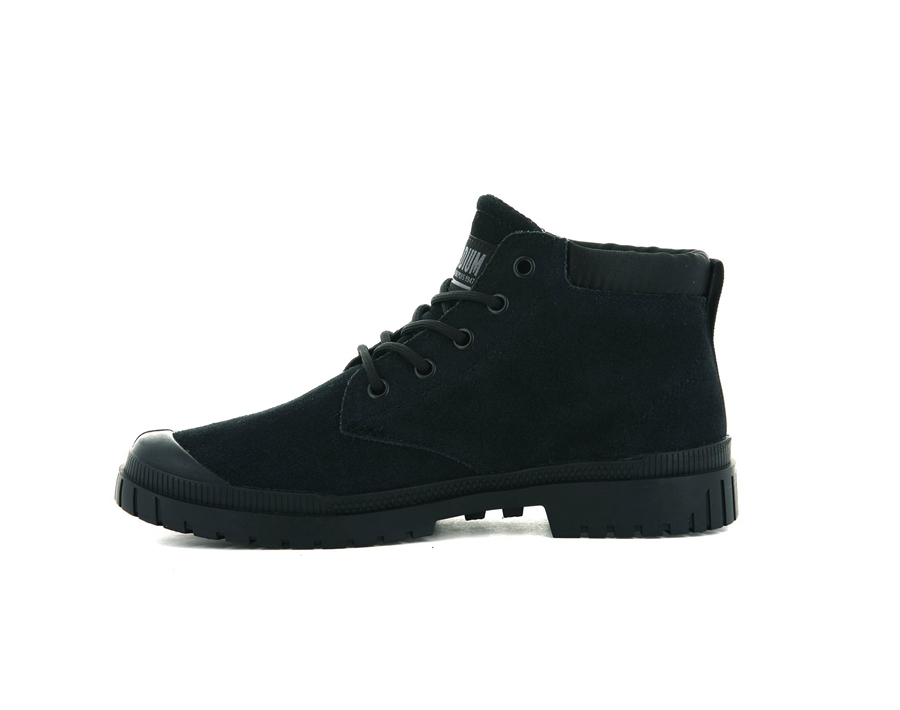 Palladium Pampa Sp20 Cuff Low Schwarz | JUV2064KB