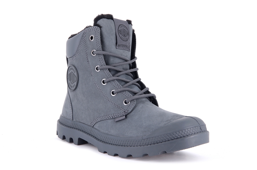 Palladium Pampa Sport Cuff Wps Dunkelgrau | IOD968IF