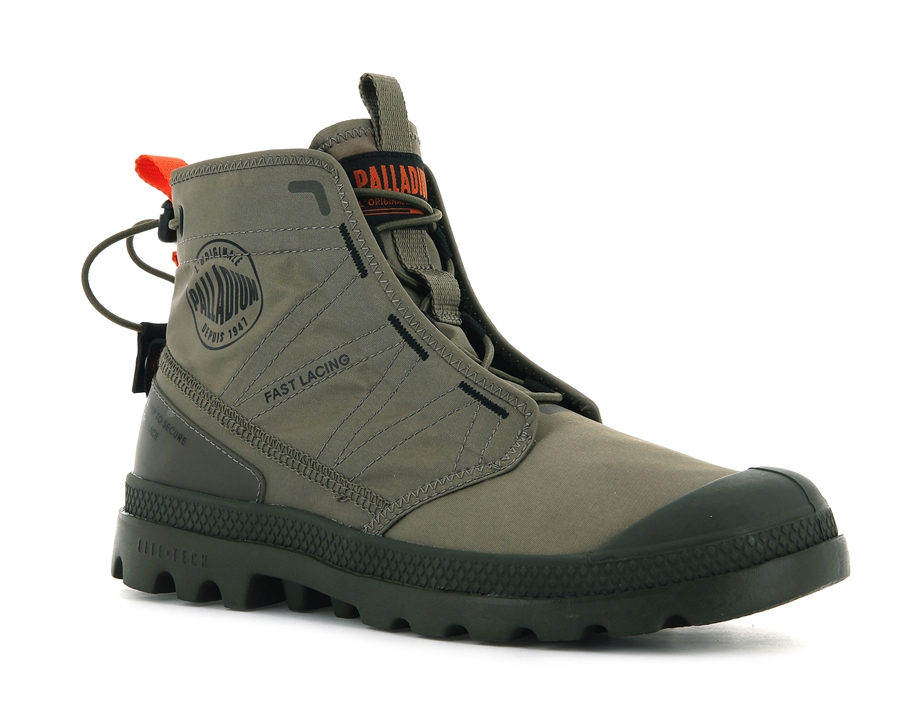 Palladium Pampa Travel Lite Grün | PET4274JN